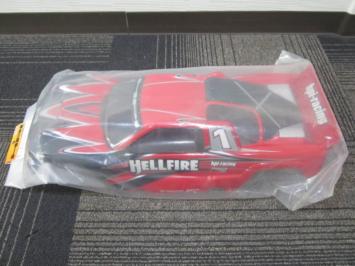 【必見】 HPI 7765 DRX ペイント ボディ ヘルファイヤー 1/8 HELLFIRE オフロードトラック 電動RC ボディ ストック品