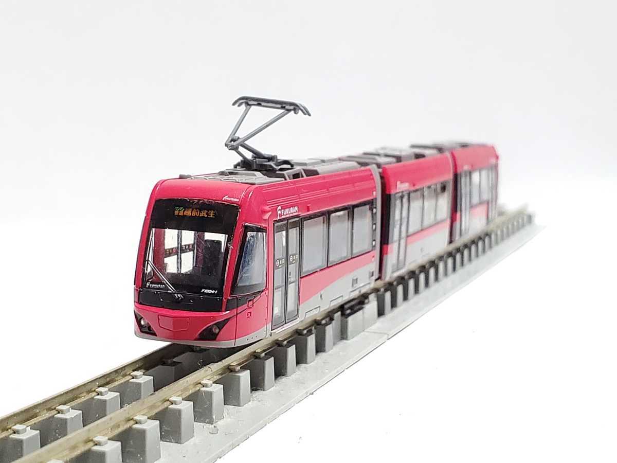 鉄コレ 福井鉄道 F1000形 F1004 FUKURAM ピンク 3連接 LRT えちぜん
