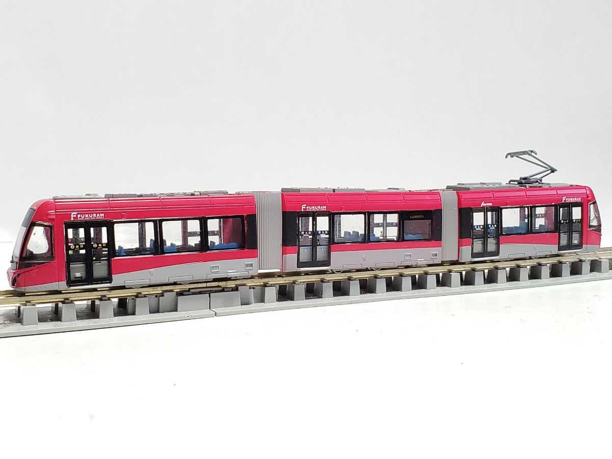 鉄コレ 福井鉄道 F1000形 F1004 FUKURAM ピンク 3連接 LRT えちぜん