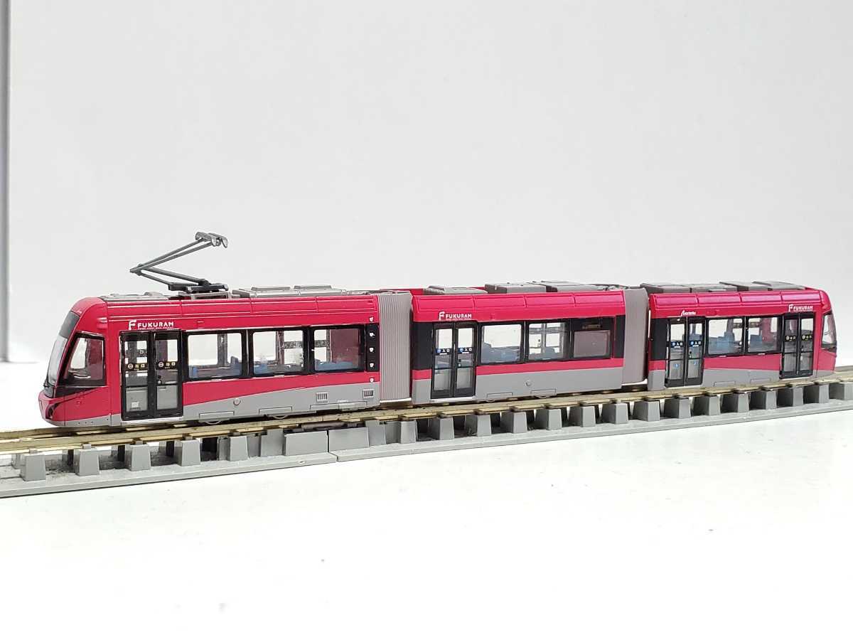 鉄コレ 福井鉄道 F1000形 F1004 FUKURAM ピンク 3連接 LRT えちぜん