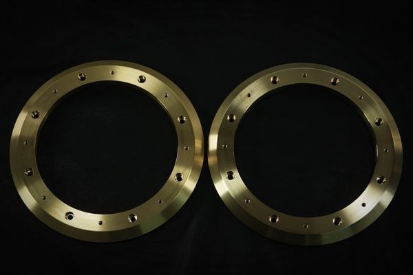 真鍮製 FOSTEX リング - アダプター フォステクス P208 1ペア メルカリ