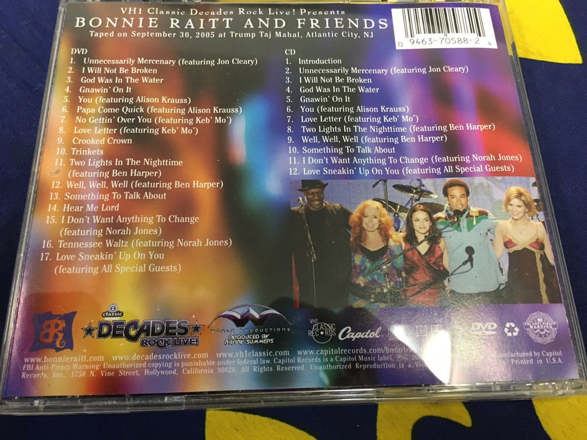 Bonnie Raitt☆中古DVD+CD/US盤「ボニー・レイット～Bonnie 