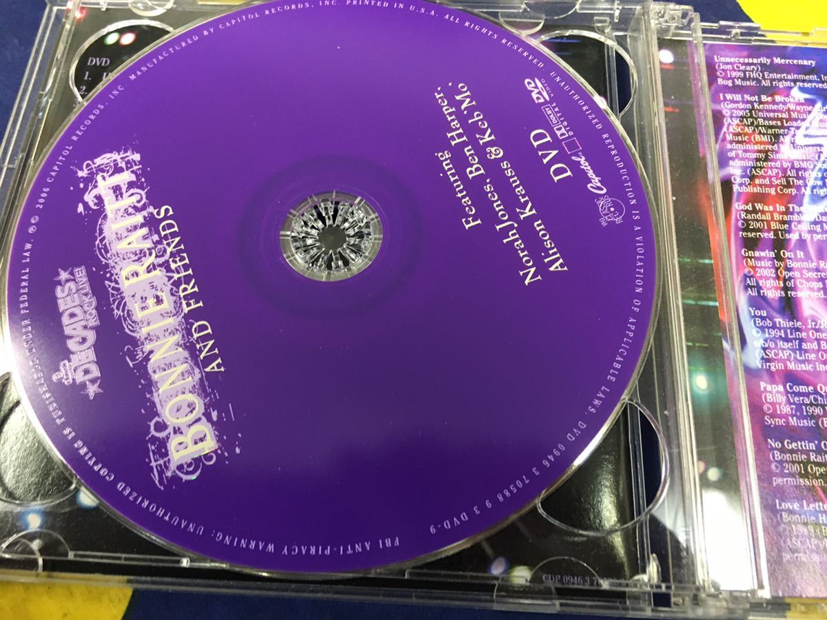 Bonnie Raitt☆中古DVD+CD/US盤「ボニー・レイット～Bonnie 