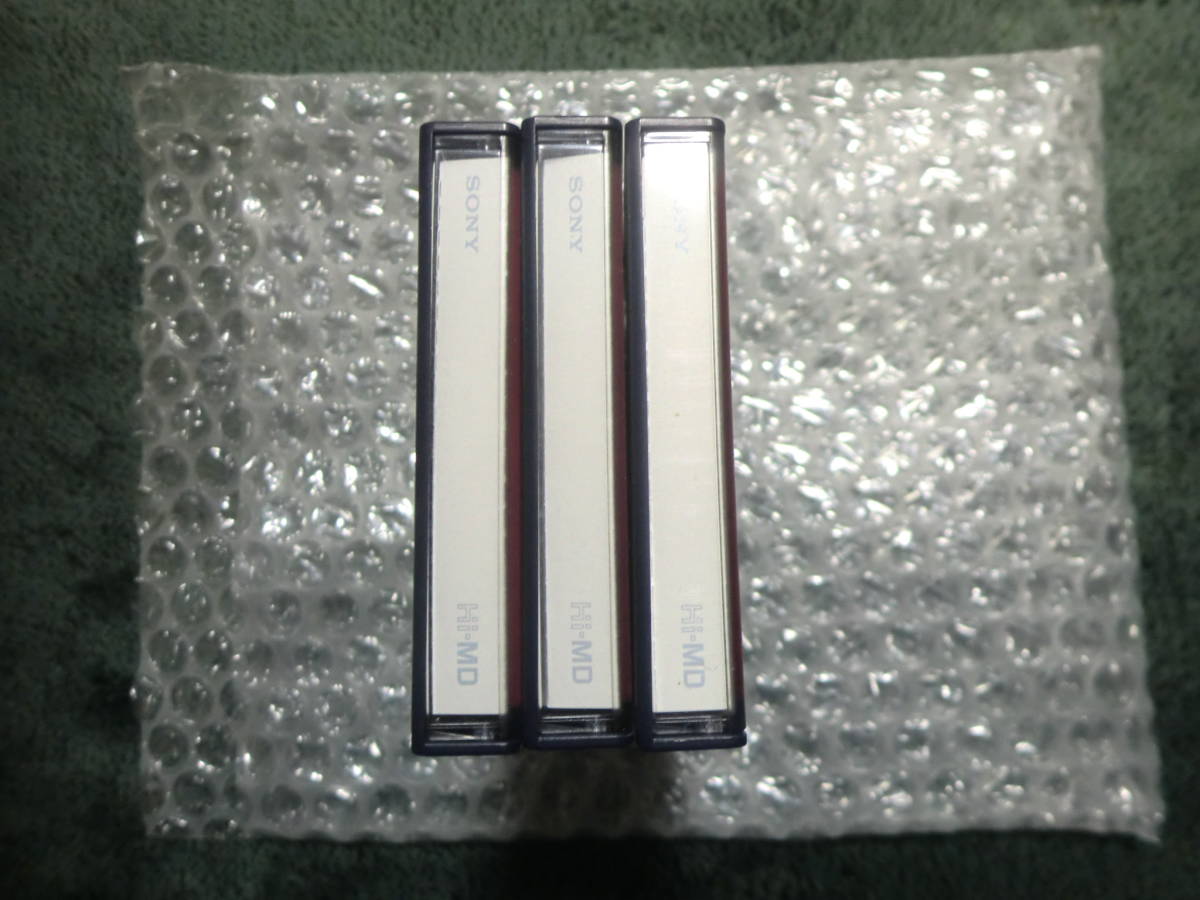 SONY Hi-MD 1GB MDディスク ミニディスク 3枚 初期化済 3HMD1G