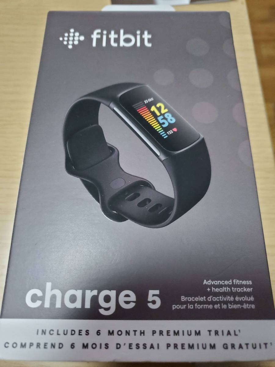 スマートウォッチ・ウェアラブル 新品未開封 Fitbit Charge 5 ブラック