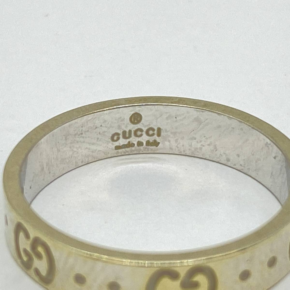 GUCCI アイコンリング GG 750 ゴールド＃13 K18 12.5号弱 【公式通販】