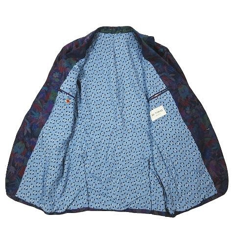 ETRO エトロ テーラードジャケット ペイズリー柄 (エトロ) 花柄