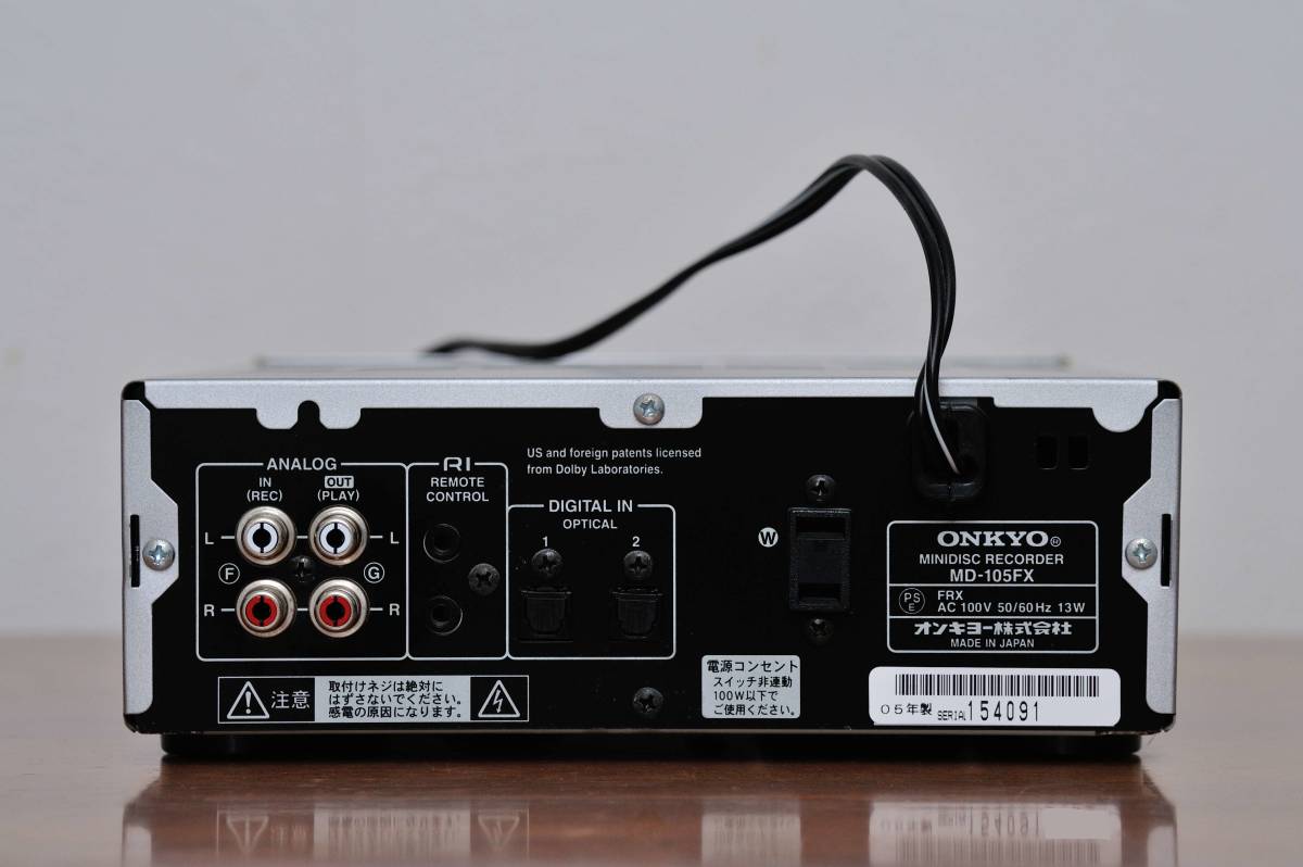 ONKYO MD-105FX 再生OK MDレコーダー ONKYO MD-105FX 再生OK MD