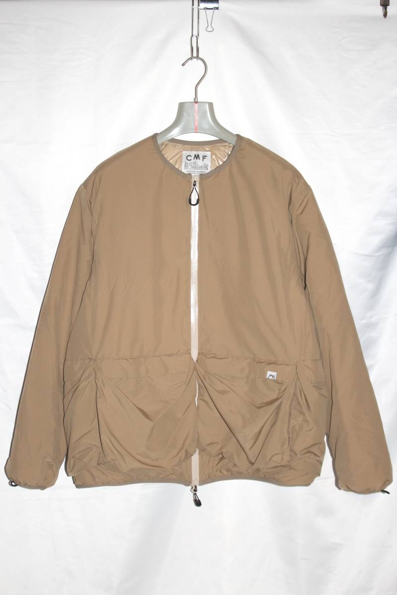 COMFY OUTDOOR GARMENT 22AW PUFF CREW DOWN GRAIGE SIZE:L コムフィアウトドアガーメント パッカブルダウン インナージャケット アウター 