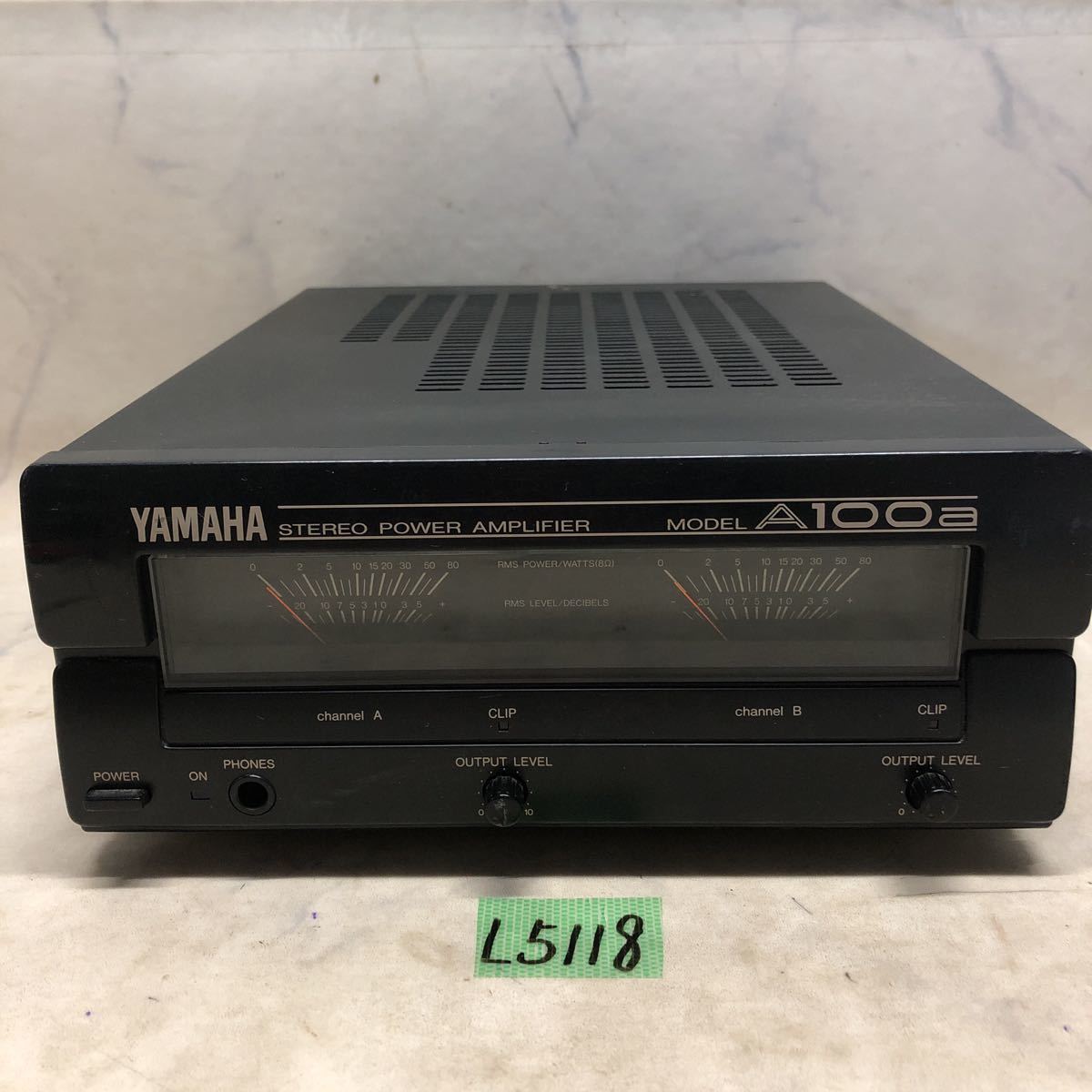  L5118 YAMAHA/ヤマハ MODEL A100a ステレオパワーアンプ 本体のみ(YAMAHA)｜売買されたオークション情報、yahooの商品情報をアーカイブ公開 - オークファン YAMAHA