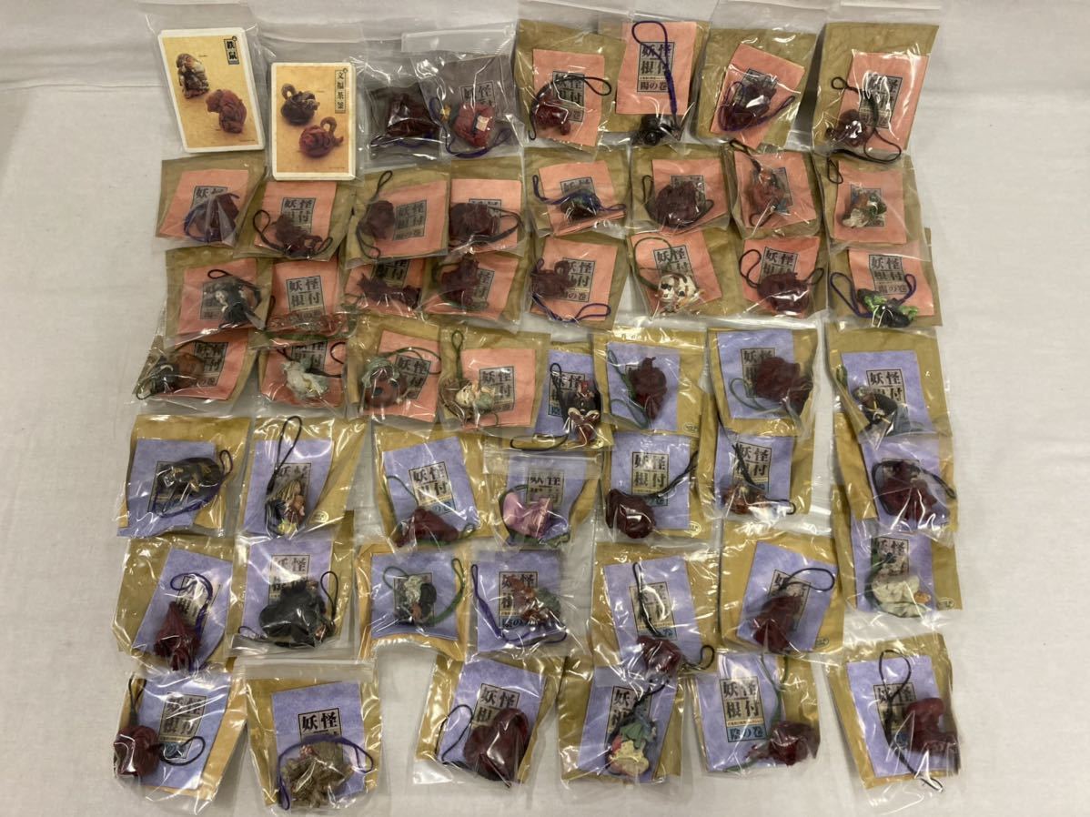 海洋堂 百鬼夜行妖怪コレクション 陰の巻 陽の巻 シークレット2種入り 全50種セット[001] 060/342A