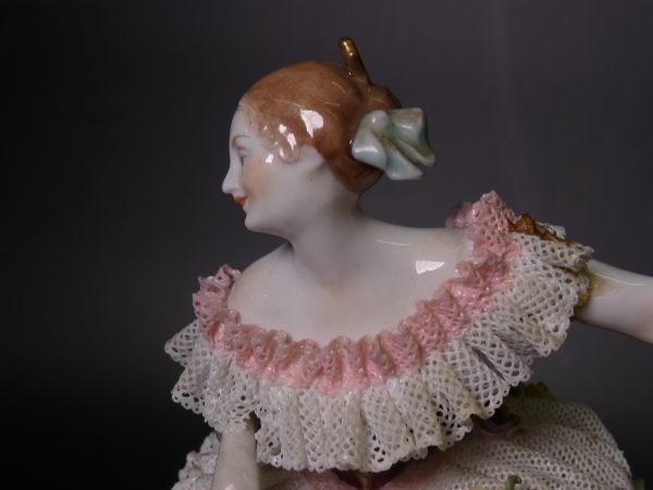 VOLKSTEDT フォルクシュテット バレリーナ ドレスデン レースドール