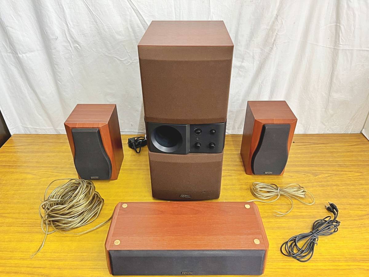 denon デノン サラウンドスピーカーセット 通電のみ確認済み DSW-33 SC