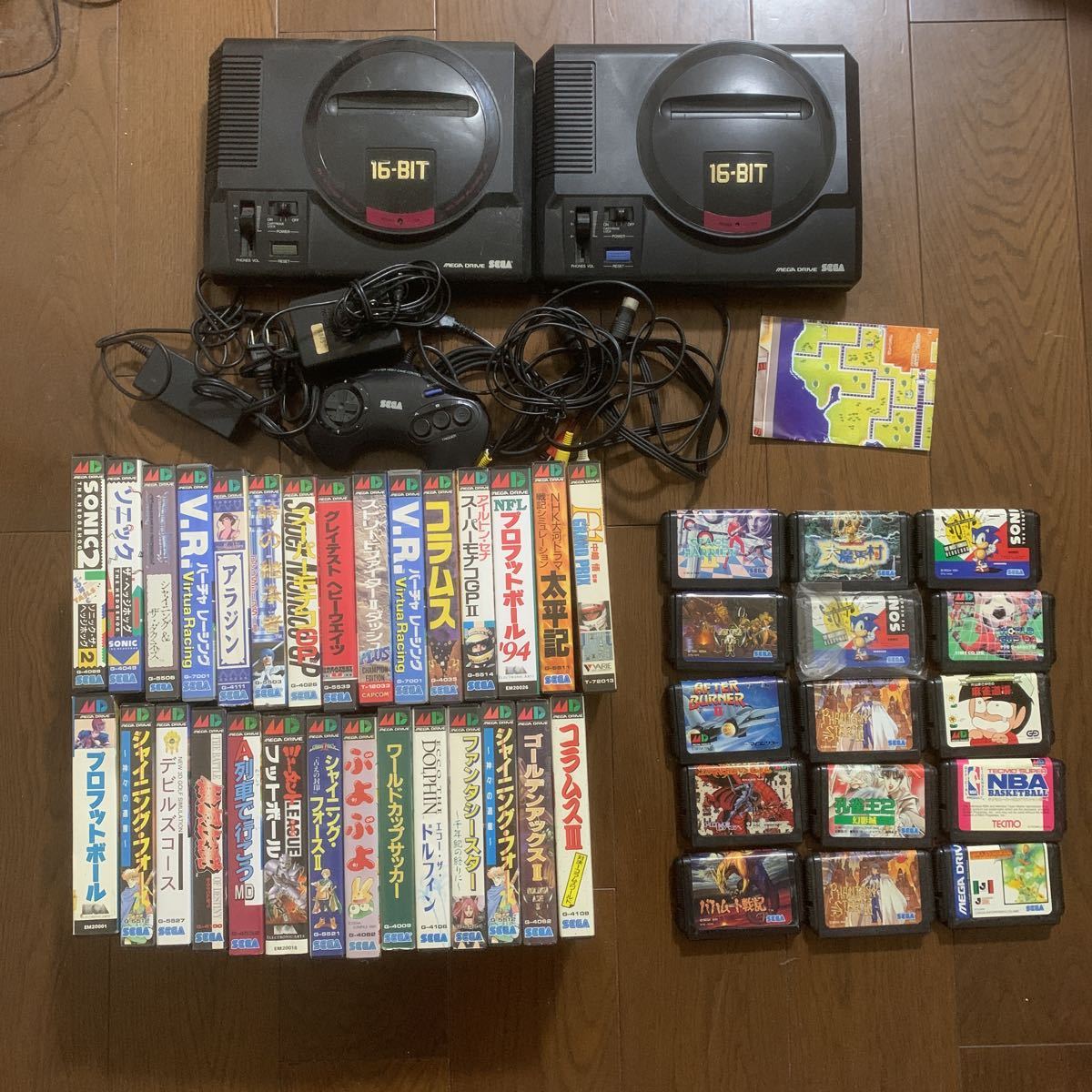 ゲーム引退品 メガドライブ 本体 ソフト 大量 まとめ 動作未確認 MD