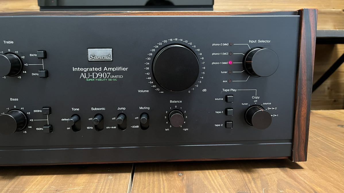 サンスイ AU-D907 SANSUI プリメインアンプ LIMITED - 買取実績