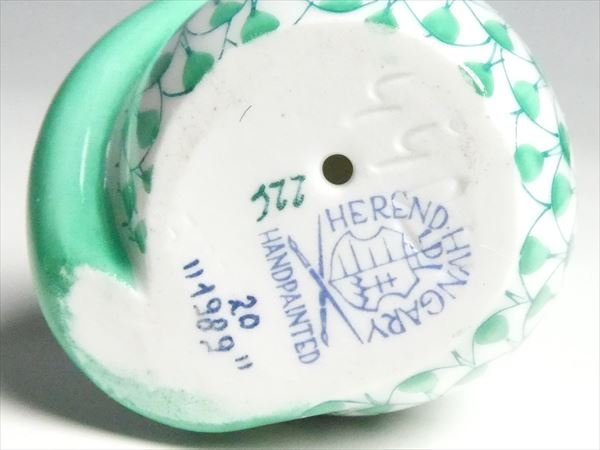 k872 HEREND ヘレンド ゾディアック ハンドペイント ヘビ フィギュリン