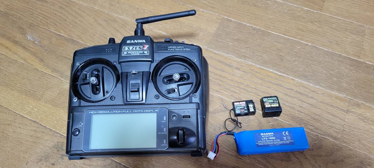 ラジコンSANWAプロポ SANWA エグゼスZZ exzes zz 送信機 受信機