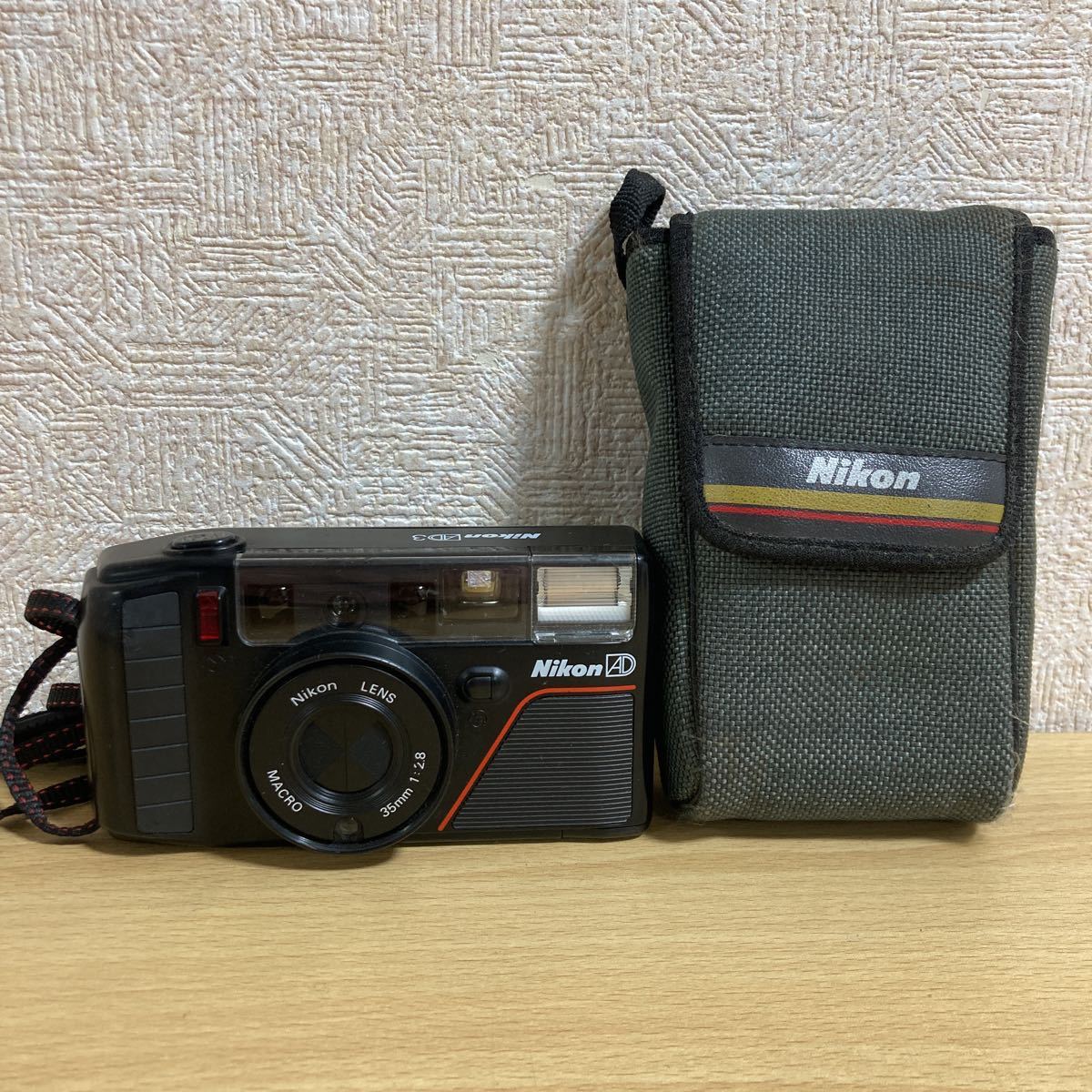 Nikon ニコン AD3 レンズ Nikon LENS MACRO 35mm 1:2.8 フィルムカメラ コンパクトカメラ ソフトケース付き 1 ア 2635