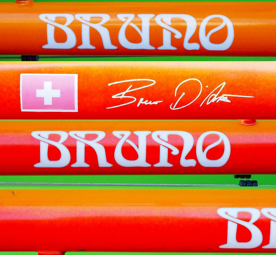 BRUNO(ミキストフレーム) タイヤ新品)ミニベロ)shimano 2x8 16s)CT45cm 