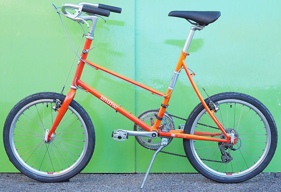 BRUNO(ミキストフレーム) タイヤ新品)ミニベロ)shimano 2x8 16s)CT45cm 