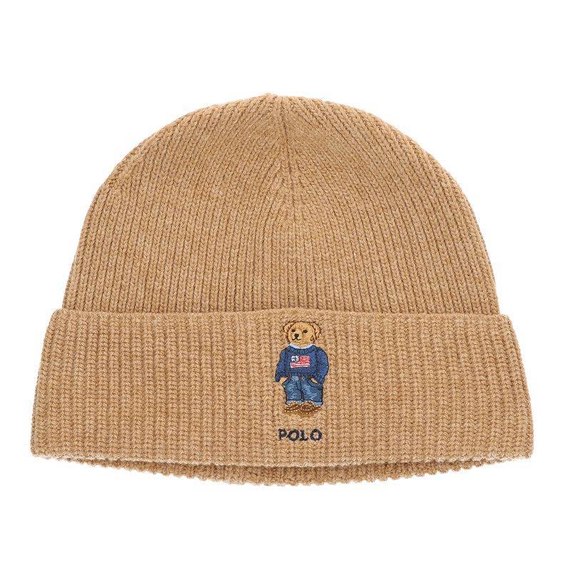 ポロラルフローレン Polo Ralph Lauren ベア刺繍ロゴニット帽 中古 BS99