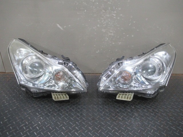 33-979☆後期 HID V36 スカイライン☆左ヘッドライト バラスト付 【HID 