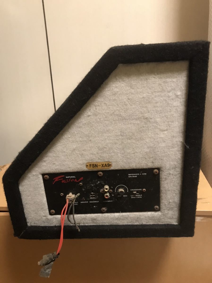 Fusion fsn-xa9 ウーファースピーカー 美品 ウーハー(ウーハー Fusion fsn-xa9 ウーファースピーカー 美品 ウーハー(ウーハー