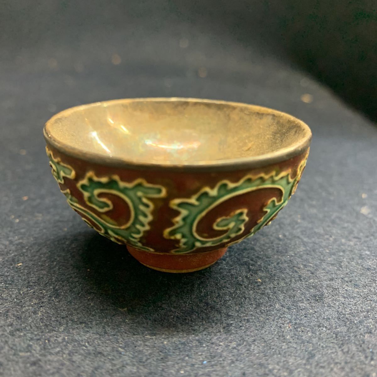 工芸品 大日本永樂製杯 骨董 古美術 酒器四枚
