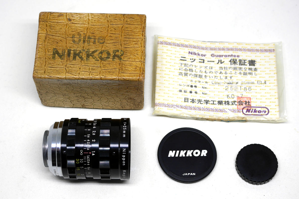 Cine NIKKOR 25mm F1.4 Cマウント