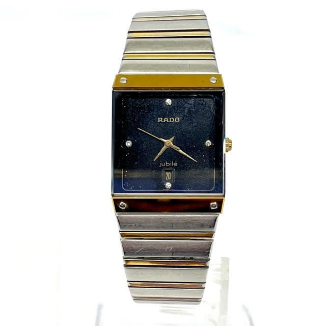 メンズ RADO DIASTAR Jubilé スクエア 腕時計