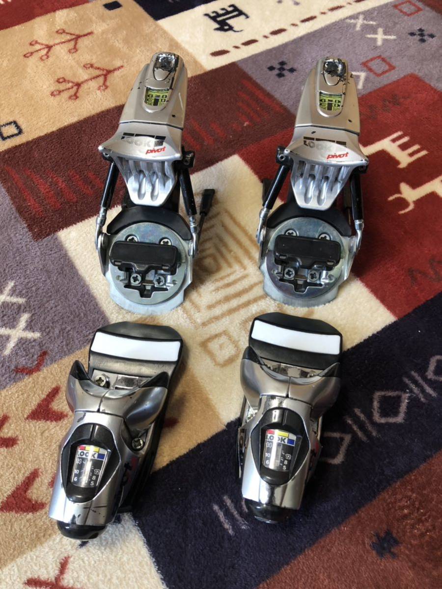 LOOK Pivot 18 スキー ビンディング ホワイト ターンテーブル ルック