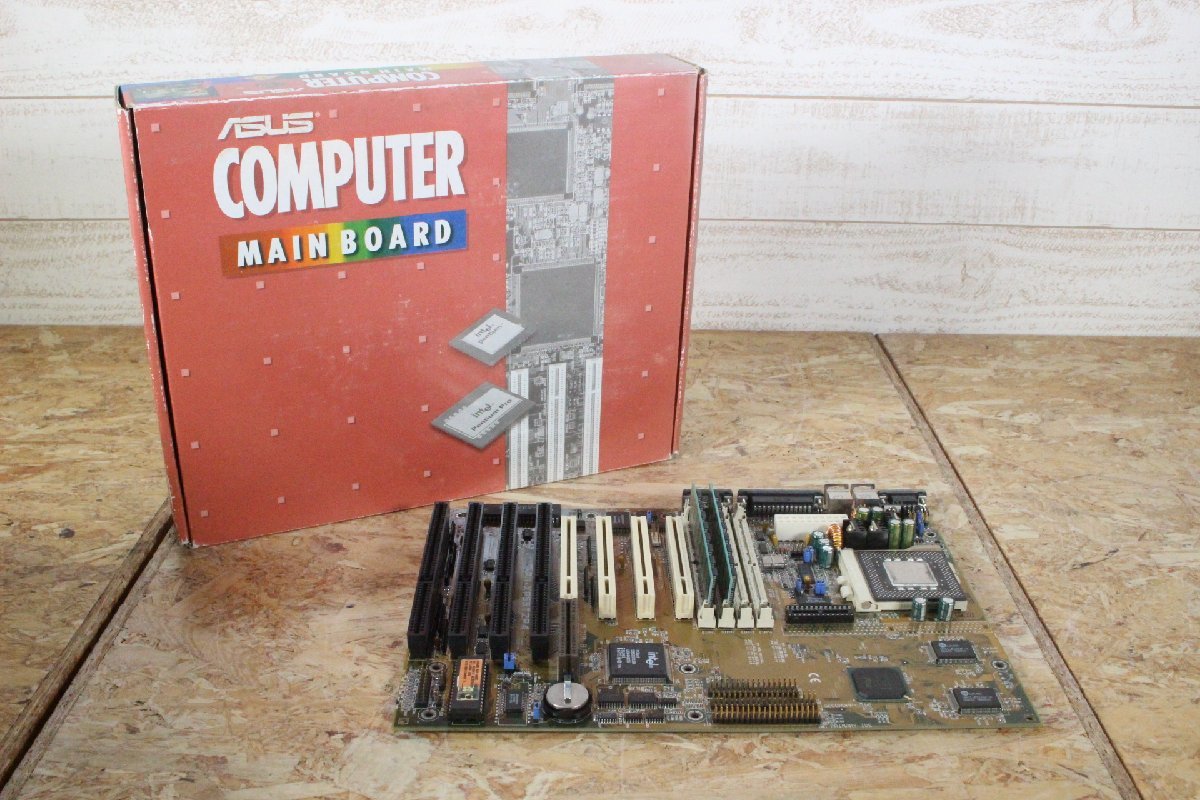 ★BA-022【ASUS】COMPUTER　MAINBOARD/　P/I-XP55T2P4/100 /中古・現状品★
