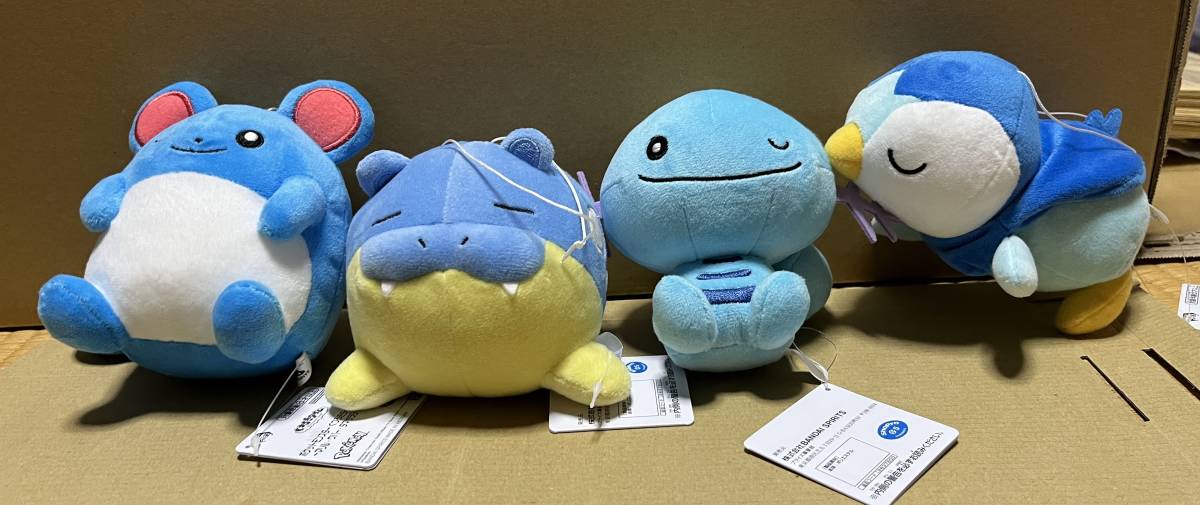 ポケットモンスター くつろぎタイム ぬいぐるみ マリル ウパー 