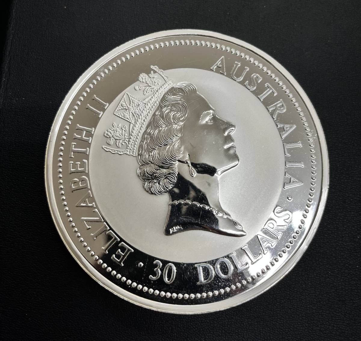 27269.0204F】1994年 オーストラリア 銀貨 記念銀貨 クッカバラ カワセミ 1kg 1000g SV1000 エリザベス二世