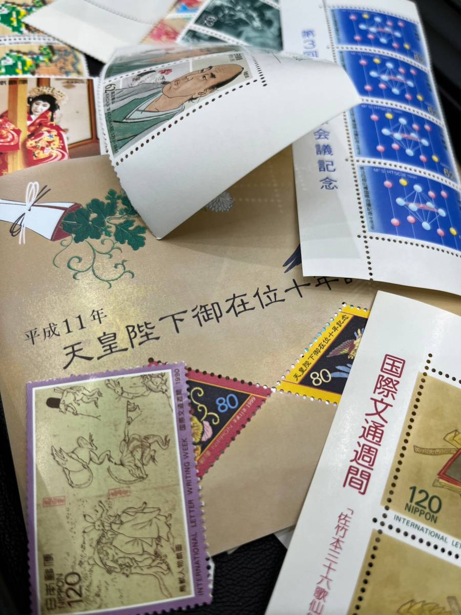 JV-331a】切手おまとめ 高額切手あり 保管品 額面75，000円以上