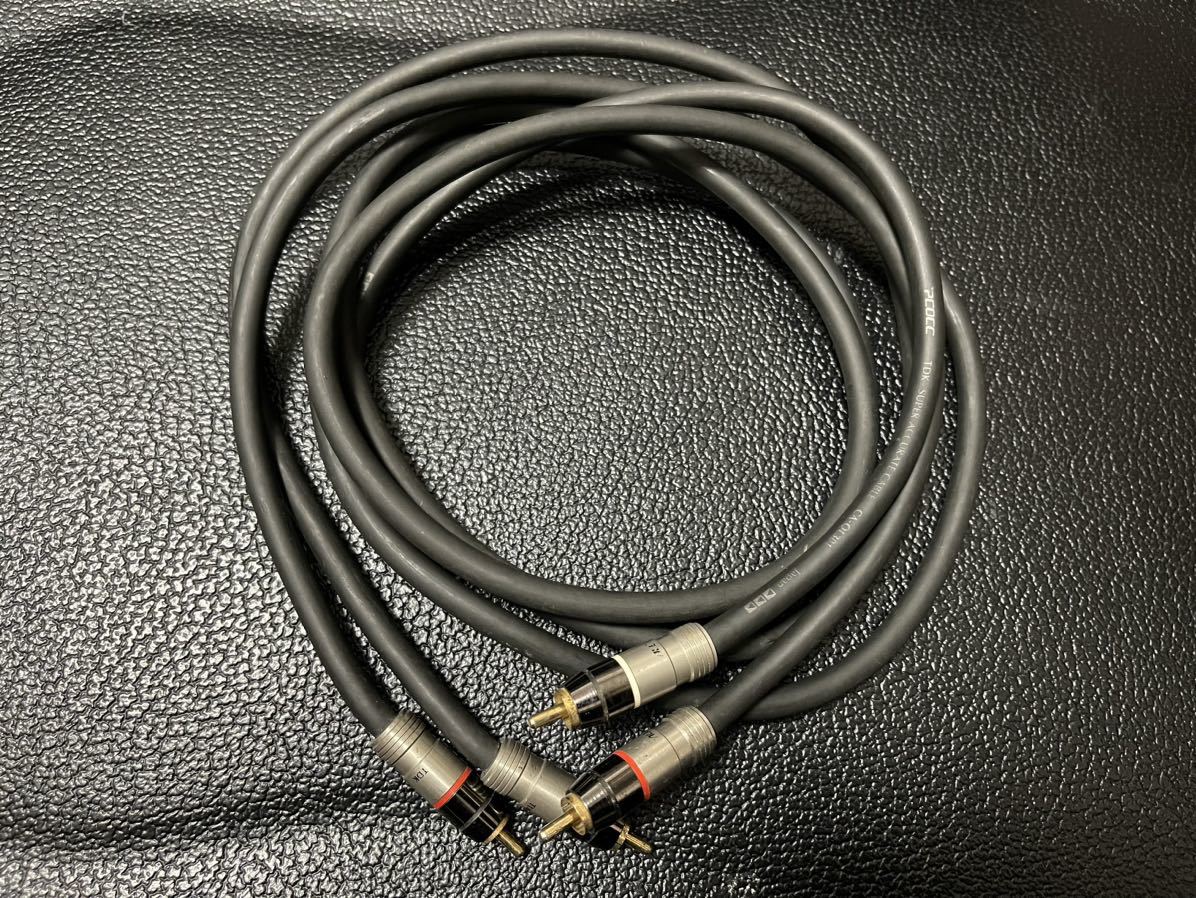 TDK SUPER ACCURATE CABLE PCOCC CA-QL301 RCAケーブル 約1.5メートル