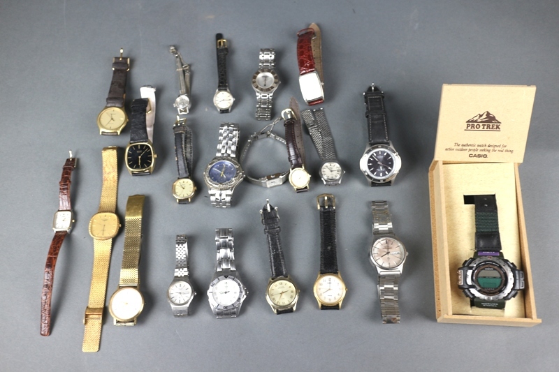 TM03◇ブランド腕時計のみ21点 まとめて SEIKO GRANDQUARTZ/CASIO
