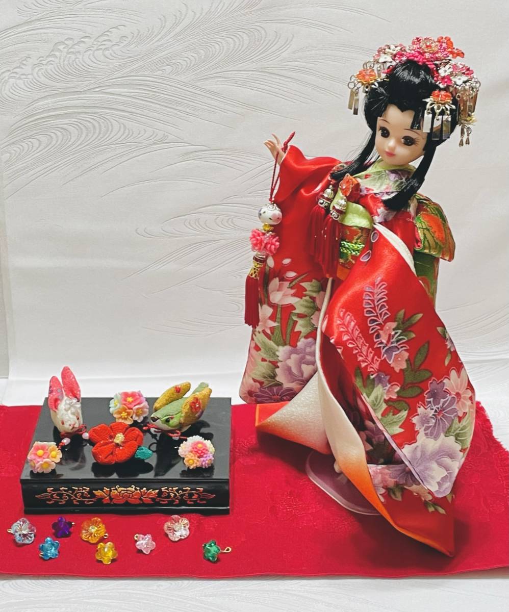 リカちゃん お雛様をDIY❤粘土の手作り着物で雛人形に変身⭐ハルト