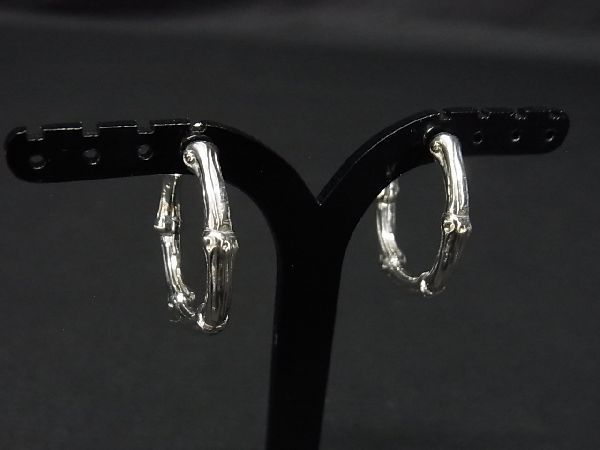 1円 ■美品■ TIFFANY＆Co. ティファニー バンブー SV925 ピアス 耳飾り アクセサリー レディース シルバー系 BA9691アk