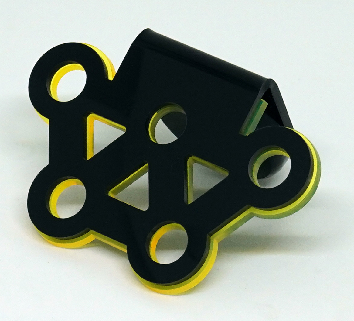 【送料無料】コーラルフラグベース　フラグラック（蛍光カラー）　レモンイエロー