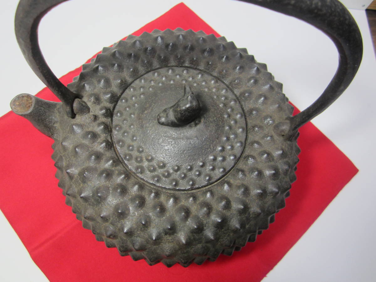 鉄瓶 南部鉄器 南部鉄瓶 鉄やかん 鉄分補給 あられ紋 南部鉄瓶 時代物