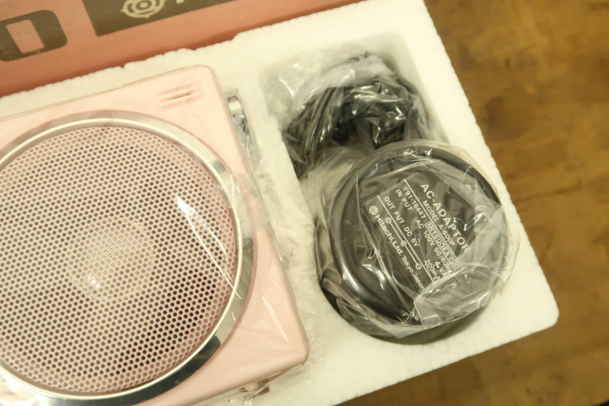 箱付きデッドストック 日立 ラジオカセットレコーダー HITACHI