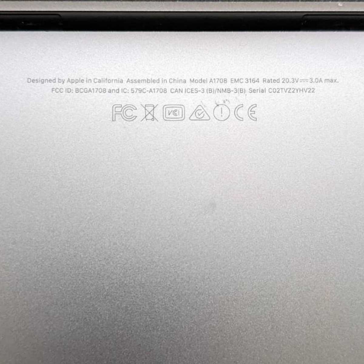 ◇ジャンク◇MacBook Pro Core i5 A1708 13inch 2017 Retina メモリ