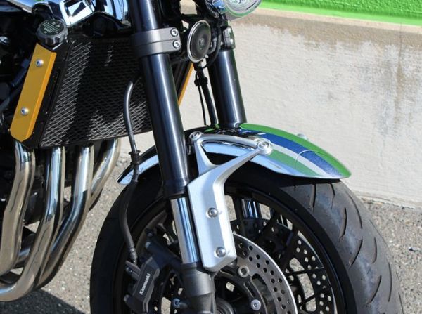 送料込み Z900RS/CAFE フロントフェンダー メッキ●社外 カワサキ フロントフェンダー Z900RS DOREMI メッキフロントフェンダー アーキ