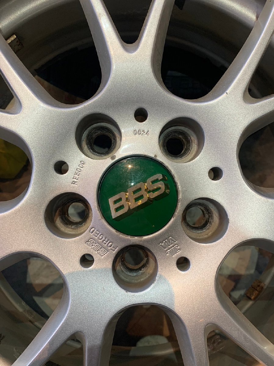 BBS RE5000 鍛造 15インチホイール 5穴 100 6J OFF40 ナット付 BS 