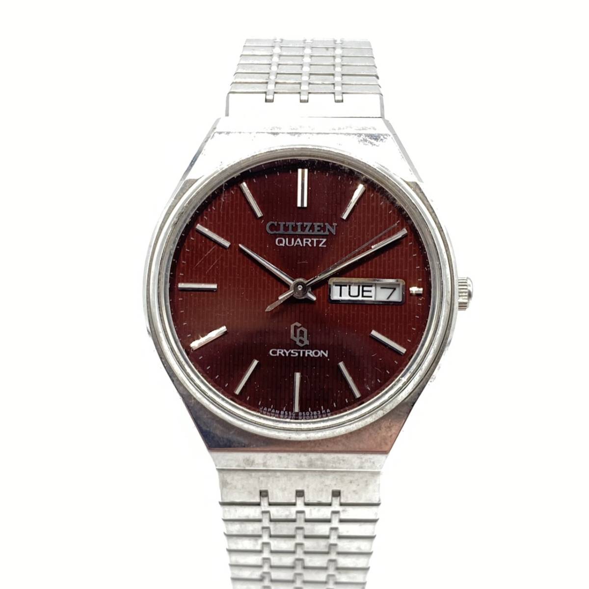 □CITIZEN シチズン QZ クォーツ CQ CRYSTRON クリストロン 4-850122 