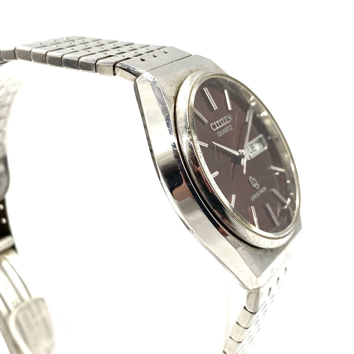 □CITIZEN シチズン QZ クォーツ CQ CRYSTRON クリストロン 4-850122 