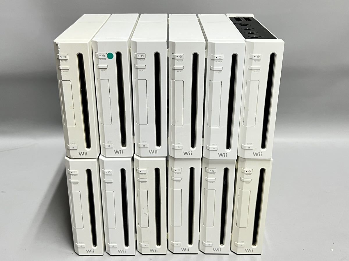 Nintendo 任天堂 Wii 本体 RVL-001 大量 まとめ 12台 セット シロ 白 R50207A02