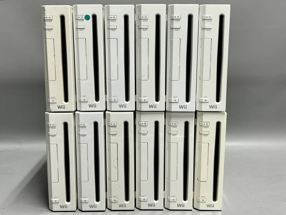 Nintendo 任天堂 Wii 本体 RVL-001 大量 まとめ 12台 セット シロ 白 R50207A02