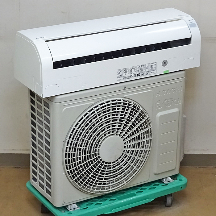 HITACHI【RAS-AJ22H】日立 白くまくん ルームエアコン おもに6畳用 R32冷媒 2018年製 中古品